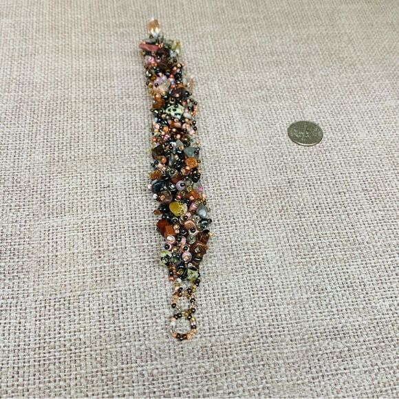 Genuine Stone Beaded Bracelet - Picture 1 of 3